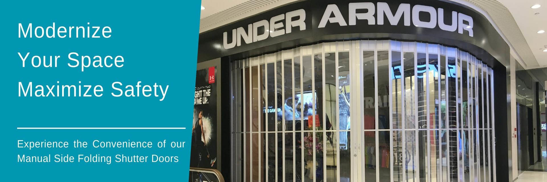 qualidade Portão de persiana de rolos transparente fábrica