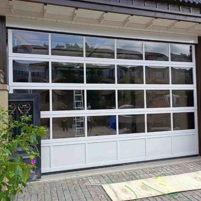 Visão completa Segurança Portas de garagem elétricas Persianas de rolos Alta visibilidade
